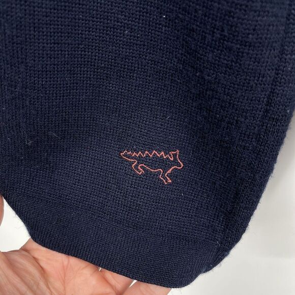 Horny Toad Men's Blue Pullover Knit Sweater 100% Merino Wool Size‎ Medium - Picture 3 of 8